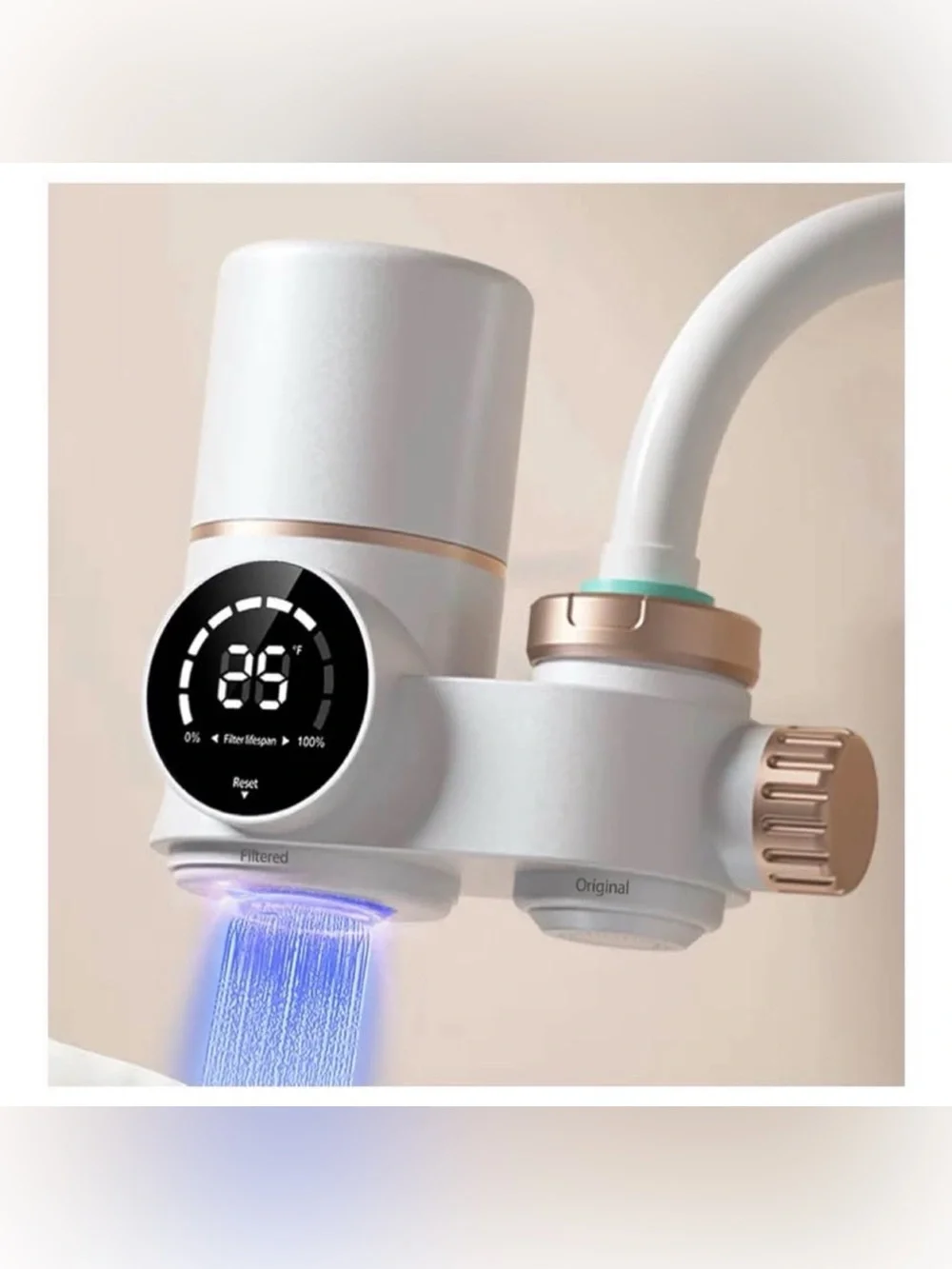 Farma Globals Faucet Water Purifier/LED UV Filter. NEW